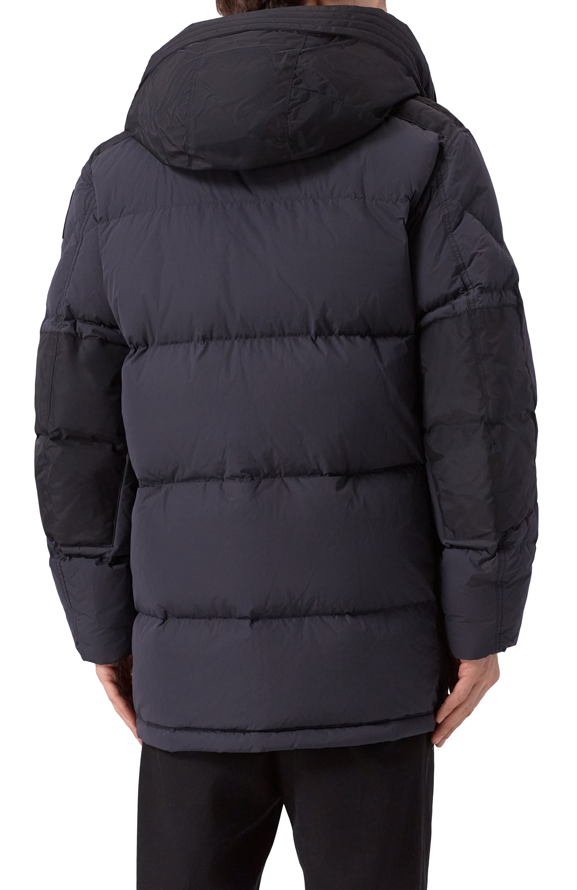 Пуховик PARAJUMPERS темно-серого цвета по цене 127500 руб., арт. 25WMPMPUHF03, фото 4 Пуховик PARAJUMPERS, арт. 25WMPMPUHF03, фото 4