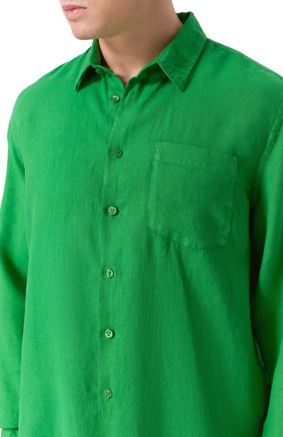 Льняная рубашка VILEBREQUIN, арт. CAR0UBIS/H9U10, фото 5