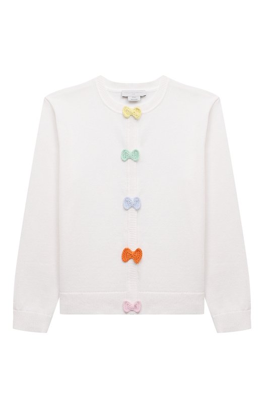 

Хлопковый кардиган Stella McCartney, Кремовый