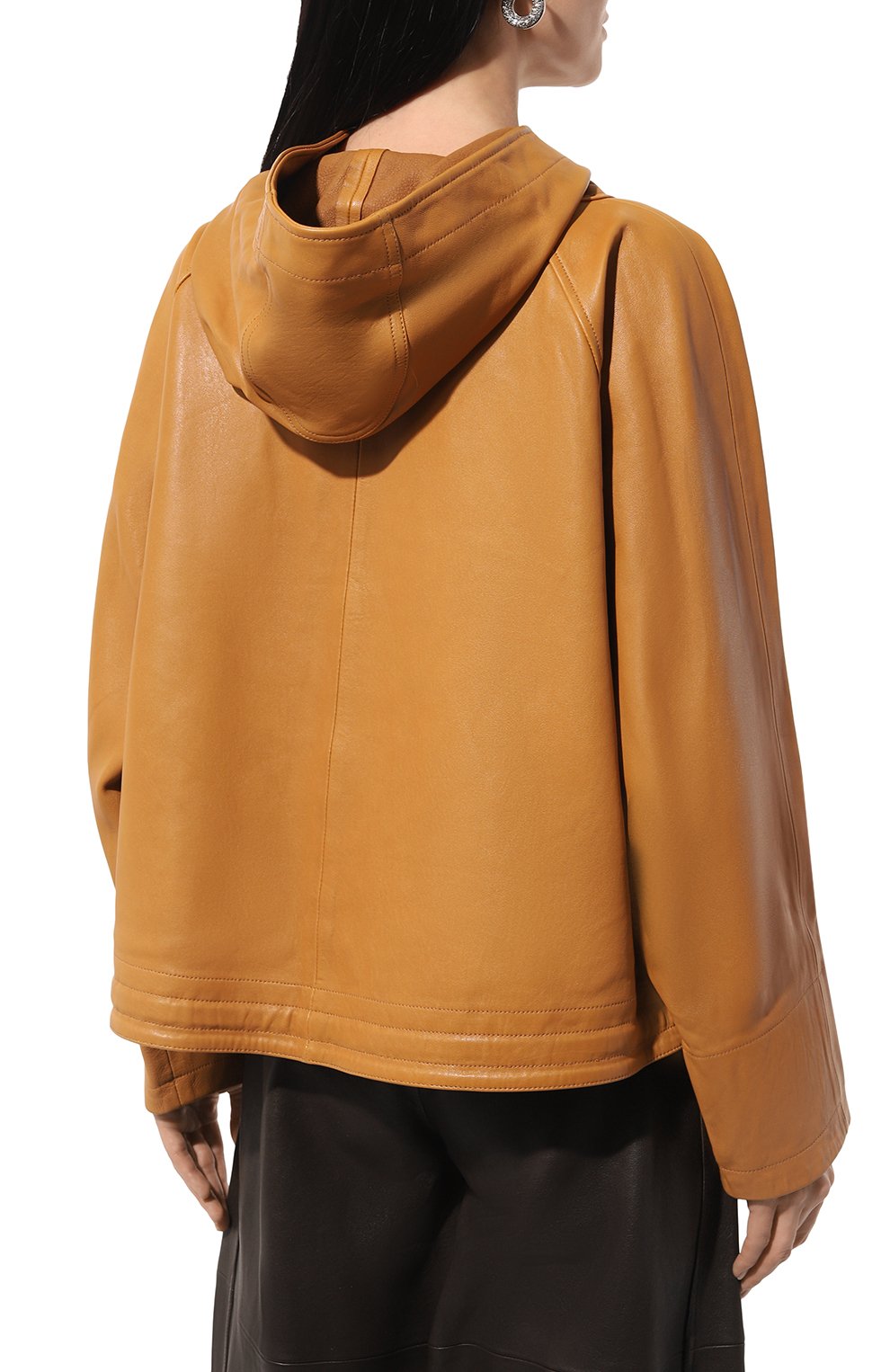 Кожаный анорак CO оранжевого цвета по цене 175500 руб., арт. 6624/PSGV, фото 4 Кожаный анорак CO, арт. 6624/PSGV, фото 4