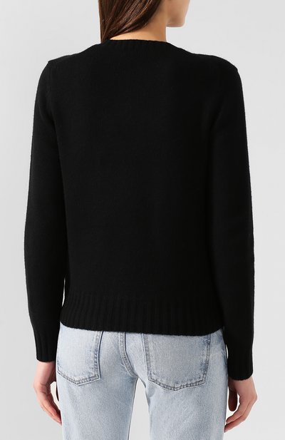 Шерстяной пуловер POLO RALPH LAUREN черного цвета по цене 39250 руб., арт. 211763874, фото 4 Шерстяной пуловер POLO RALPH LAUREN, арт. 211763874, фото 4