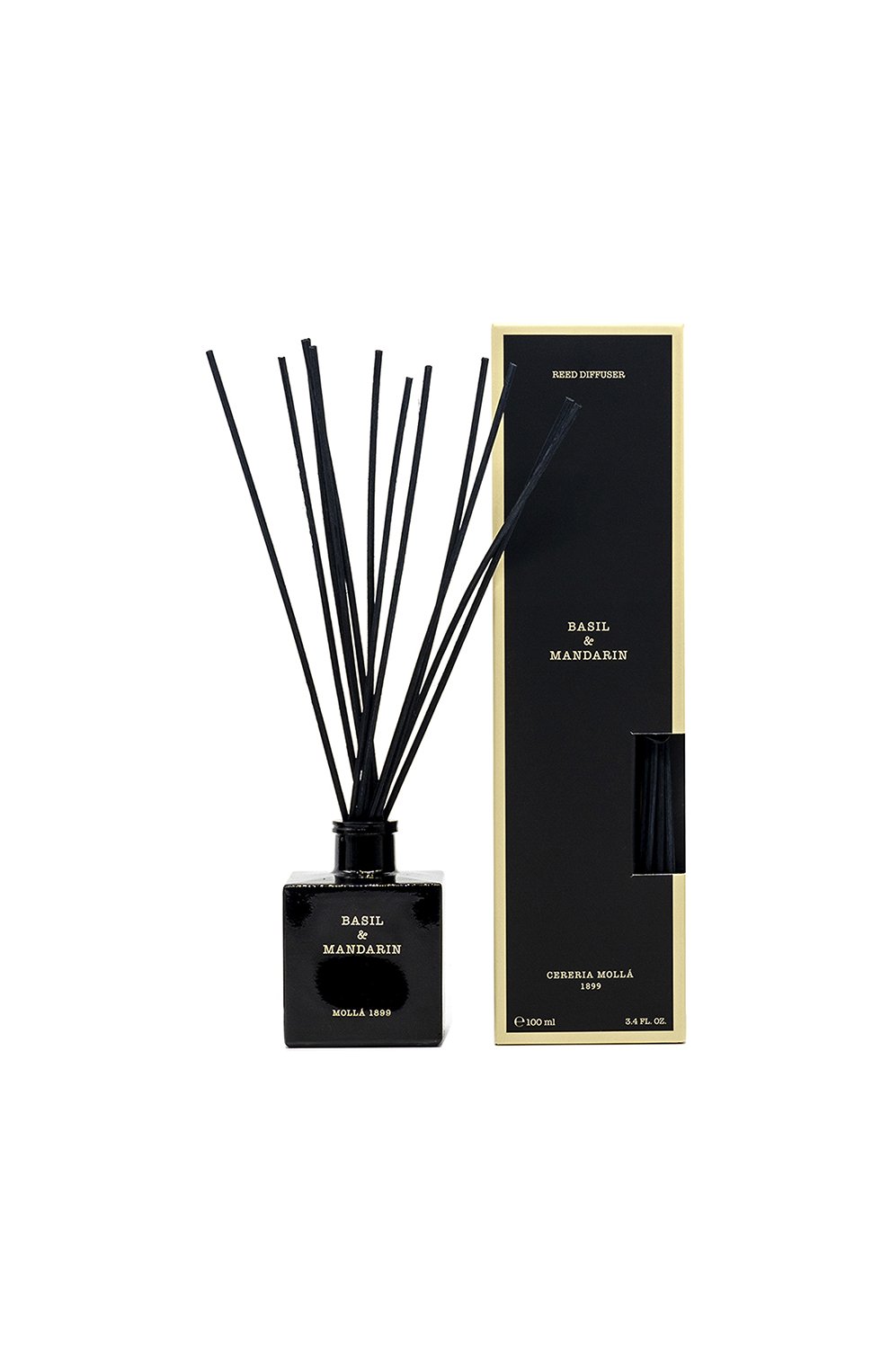 Диффузор с палочками basil & mandarin (100ml) CERERIA MOLLA 1899, арт. 8424405013182, фото 1