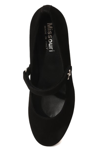 Замшевые туфли MISSOURI черного цвета по цене 27550 руб., арт. 78089M/BLACK SUEDE/35-41, фото 4 Замшевые туфли MISSOURI, арт. 78089M/BLACK SUEDE/35-41, фото 4