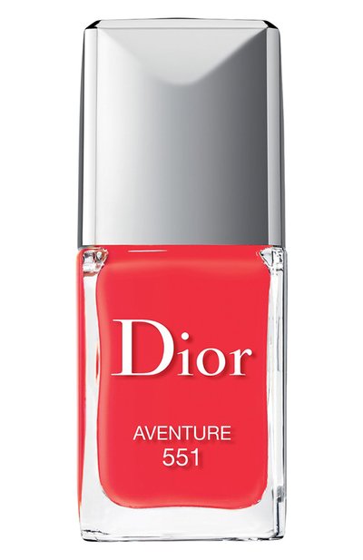 Женский лак для ногтей dior rouge vernis, 551 приключение (10ml) DIOR, арт. F000355551