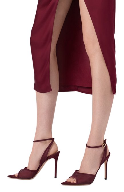 Женские комбинированные босоножки dorotea 105 GIANVITO ROSSI, арт. G32611.15RIC.C0ZRYRY