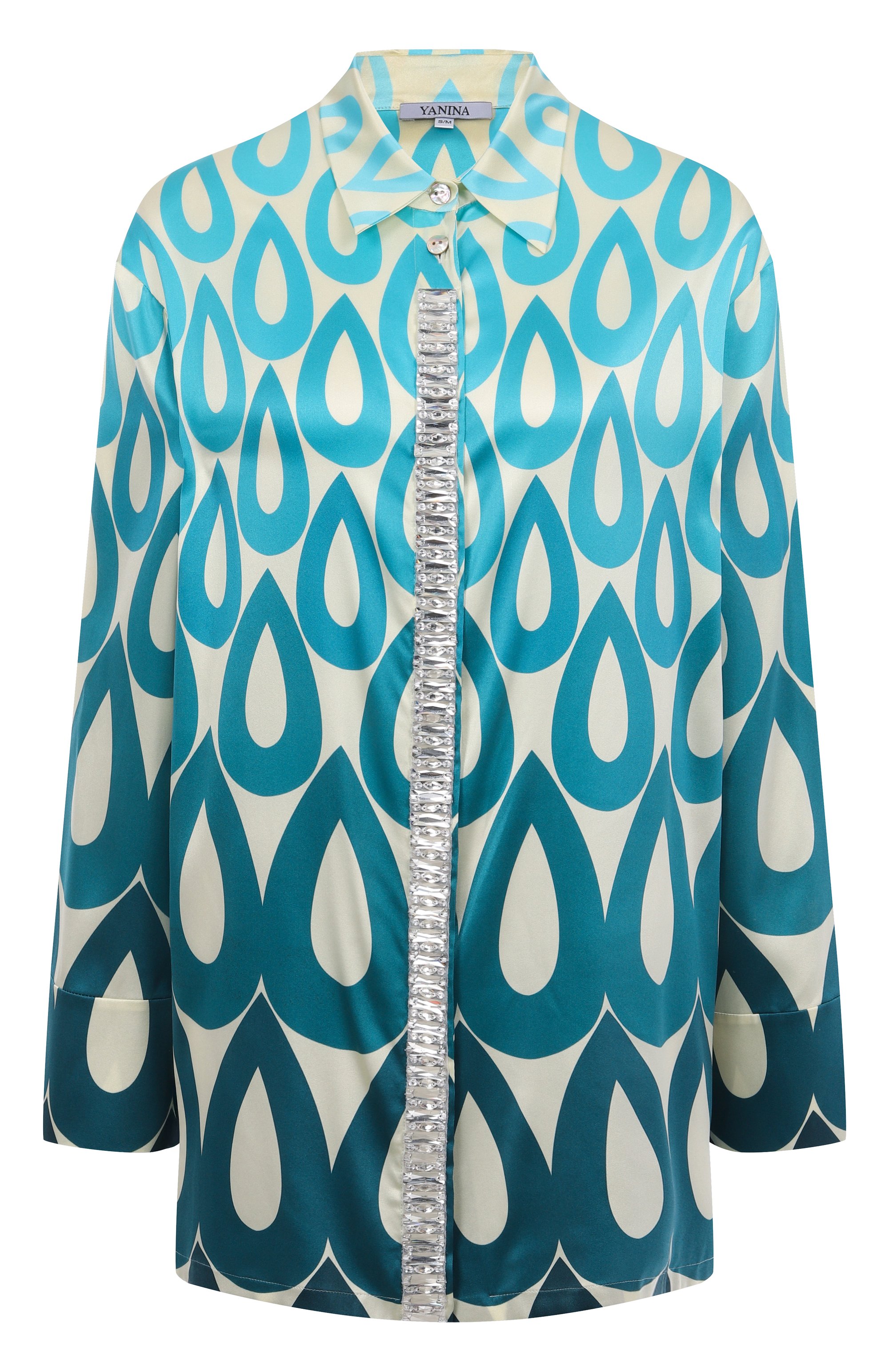 Атласная блузка YANINA, арт. T-2928, фото 1