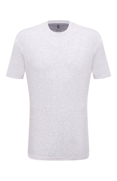 Мужская хлопковая футболка BRUNELLO CUCINELLI, арт. M0T611308