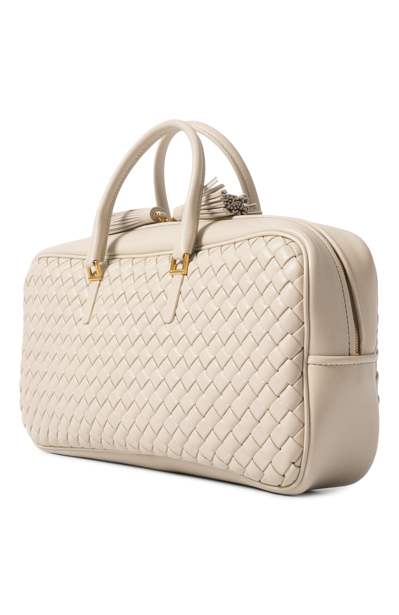 Сумка ellio BOTTEGA VENETA кремового цвета по цене 774500 руб., арт. A0060I/V74H0, фото 4 Сумка ellio BOTTEGA VENETA, арт. A0060I/V74H0, фото 4