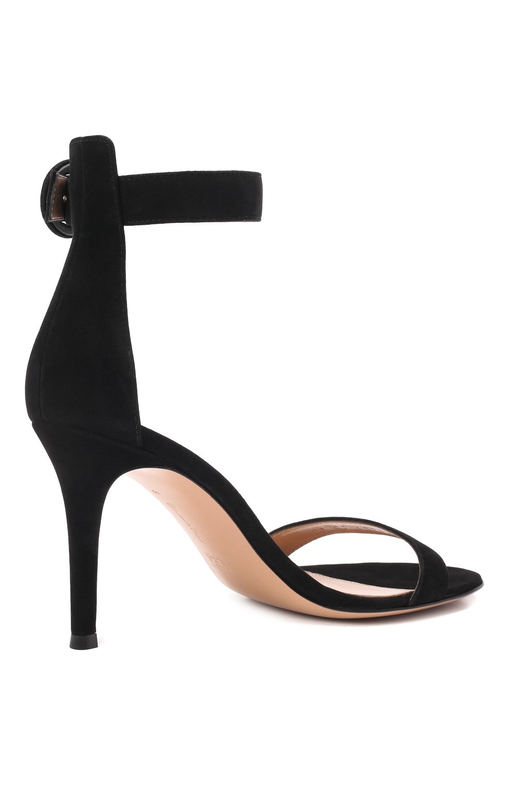 Замшевые босоножки portofino 85 GIANVITO ROSSI, арт. G60953.85RIC.CAMNER0, фото 5