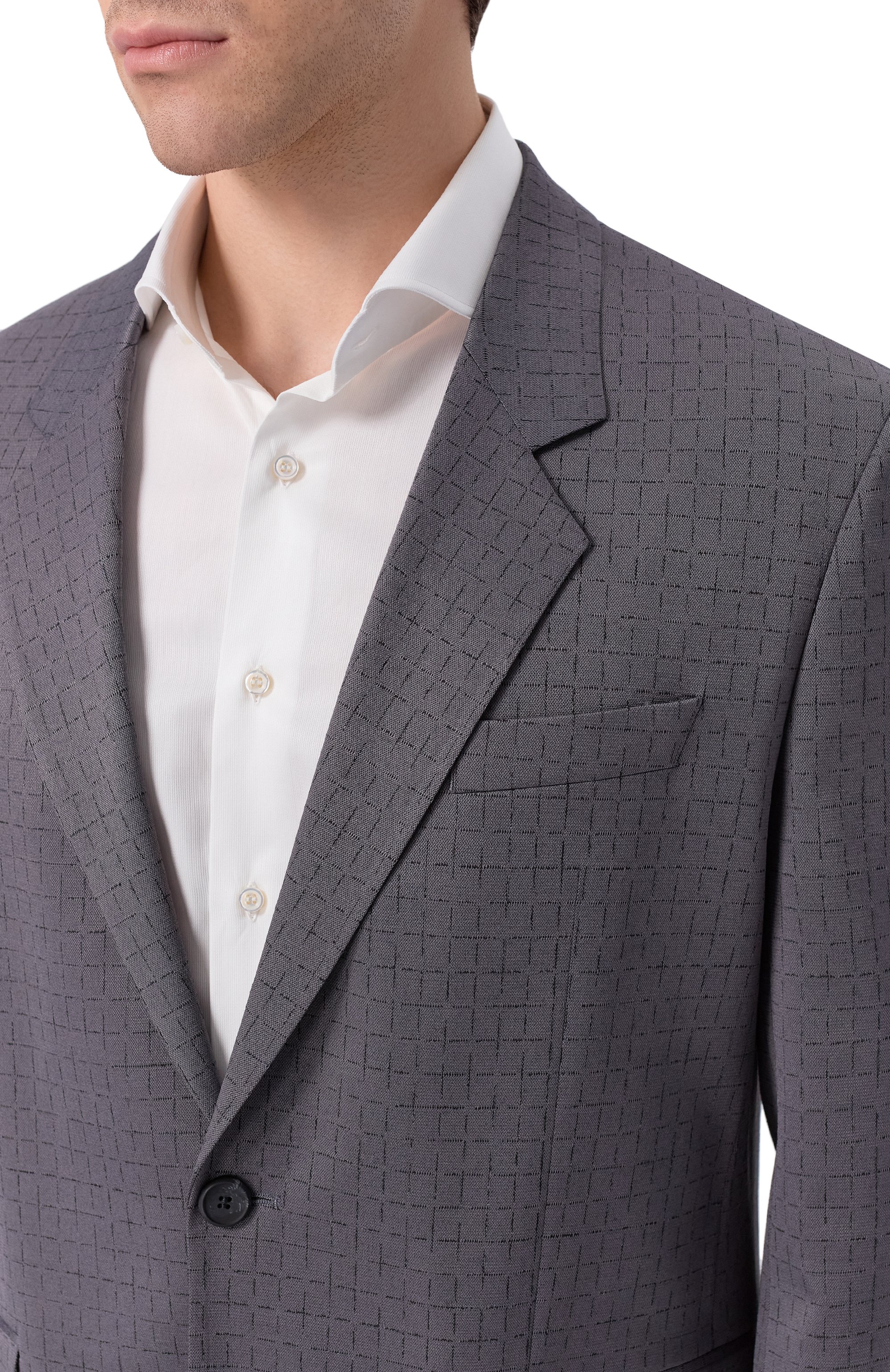 Костюм HUGO темно-серого цвета по цене 75950 руб., арт. 50556688, фото 6 Костюм HUGO, арт. 50556688, фото 6