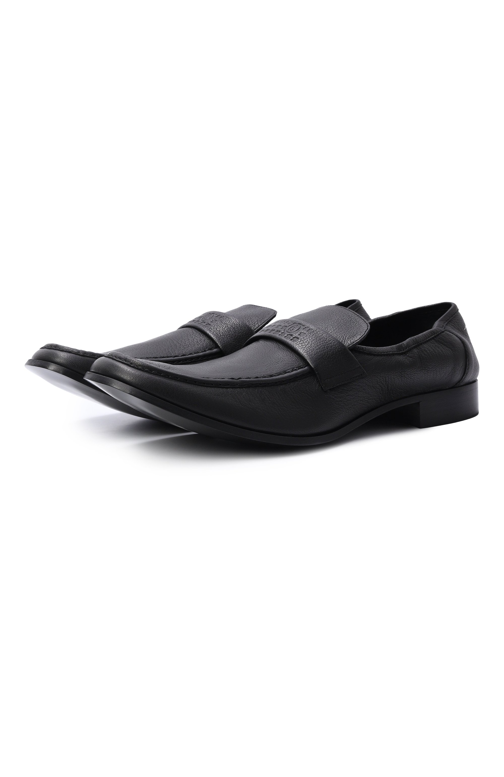Ко жаные лоферы swing-toe MM6, арт. SH3WR0008/P7810, фото 1