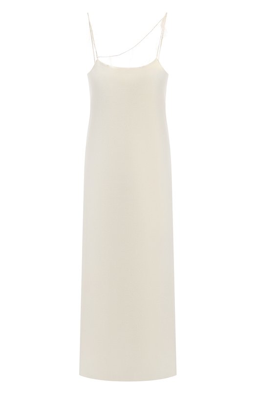 

Платье из вискозы Jil Sander, Кремовый