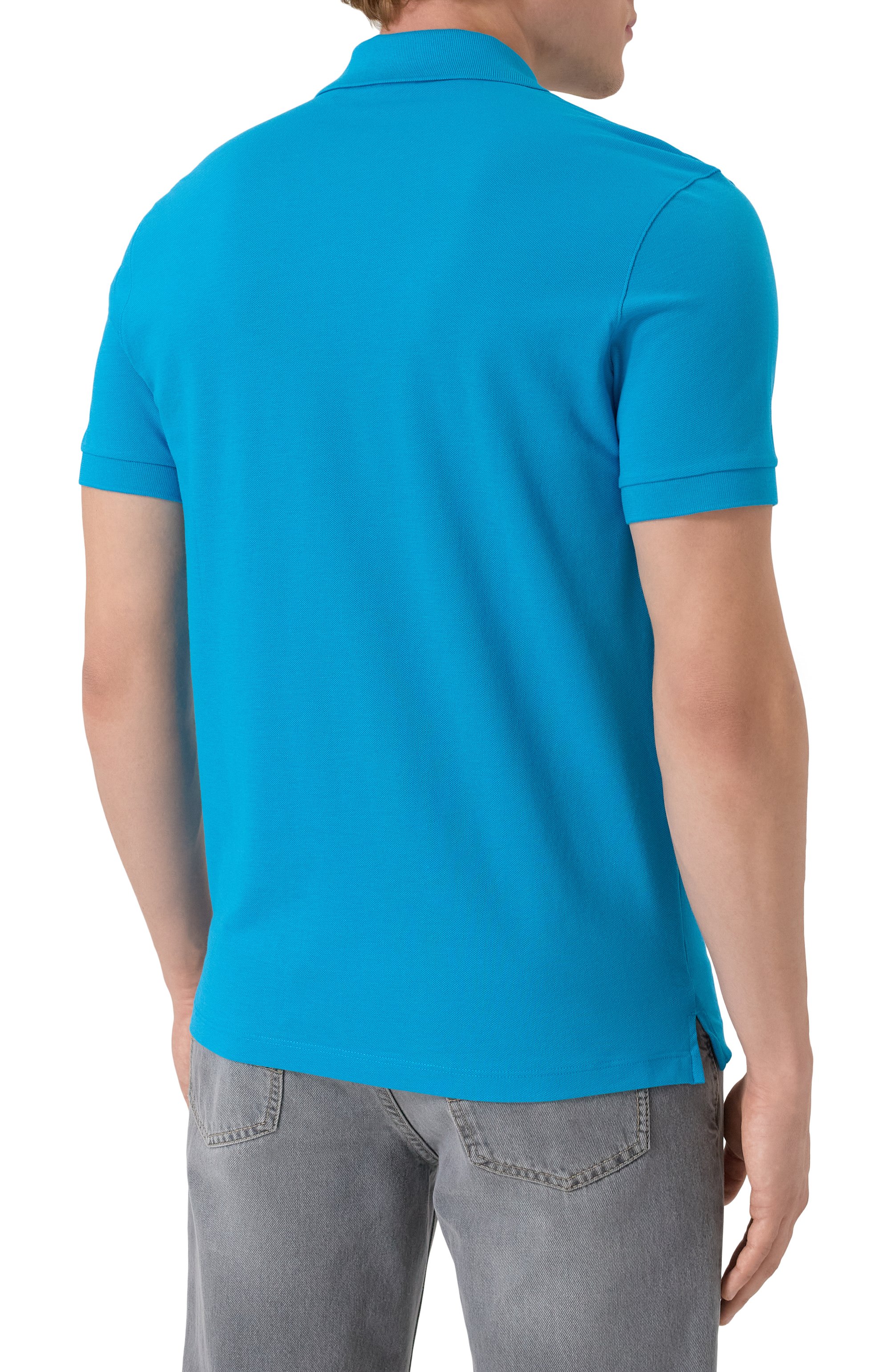 Хлопковое поло BOSS, арт. 50468362, фото 4