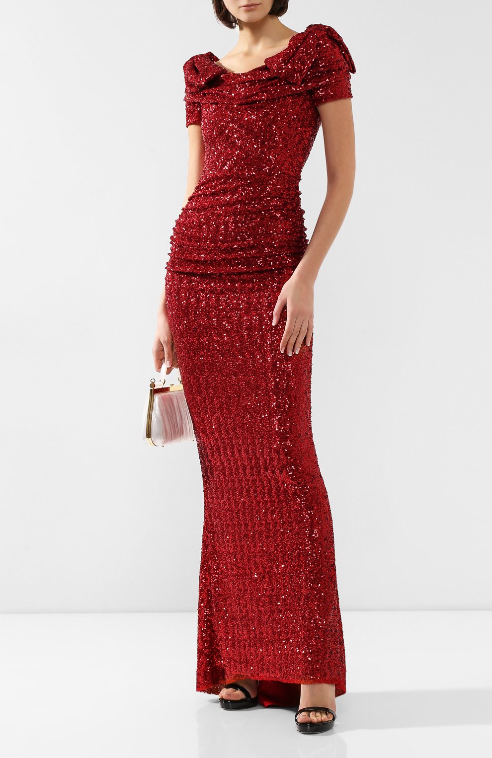 Платье-макси c пайетками DOLCE & GABBANA, арт. F6B0HT/FLM7Q, фото 2