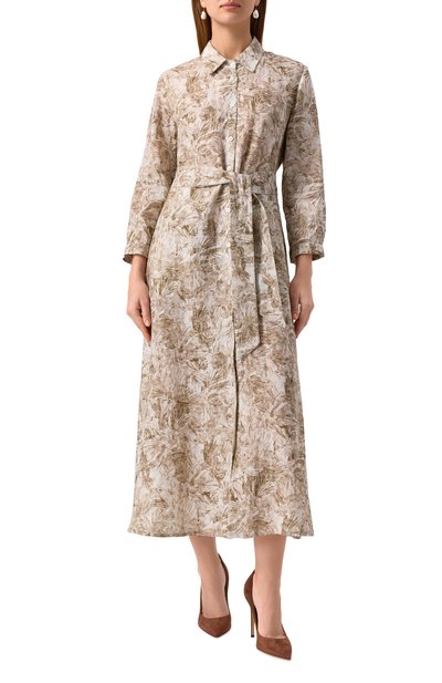 Льняное платье KITON, арт. D57308H0922005, фото 3