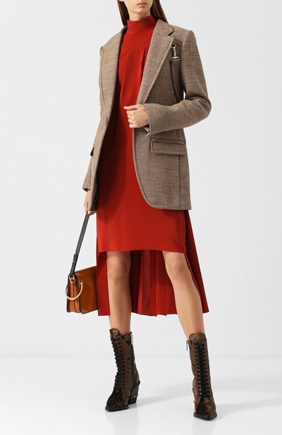 Жакет прямого кроя с поясом CHLO É, арт. CHC18WVE62073, фото 2