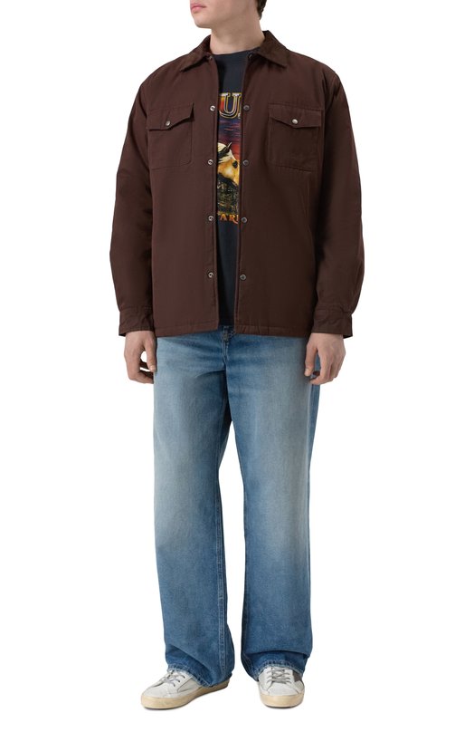 Куртка-рубашка MC2 Saint Barth BEX003-00029I/BEXLEY WAX Коричневый  BEX003-00029I/BEXLEY WAX Фото 2