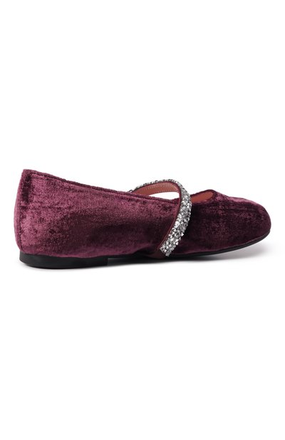 Бархатные балетки PRETTY BALLERINAS, арт. 49099_008, фото 3