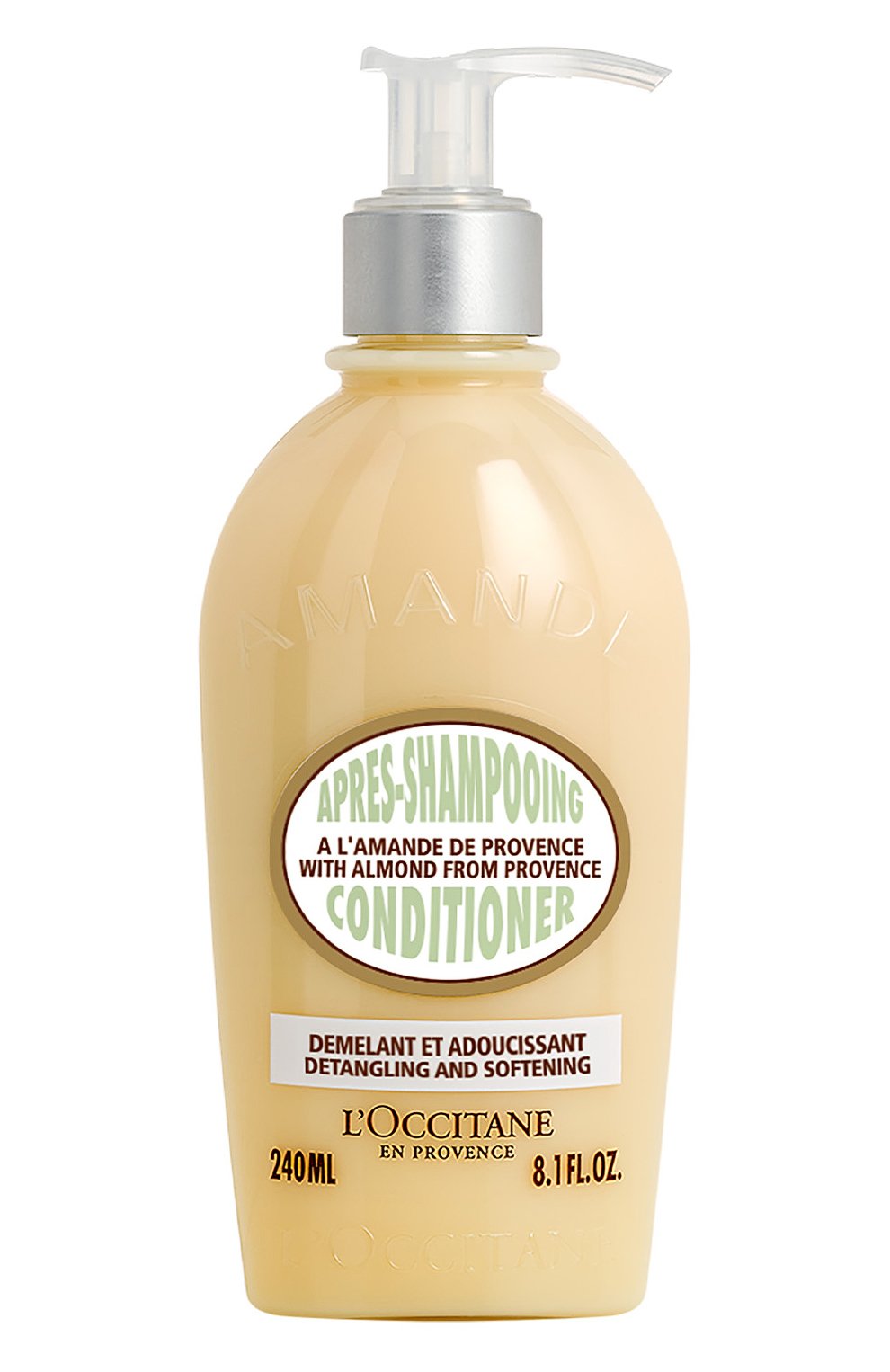 Нежный кондиционер для волос "миндаль" (240ml) L`OCCITANE бесцветного цвета по цене 2350 руб., арт. 758540, фото 1 Нежный кондиционер для волос "миндаль" (240ml) L`OCCITANE, арт. 758540, фото 1