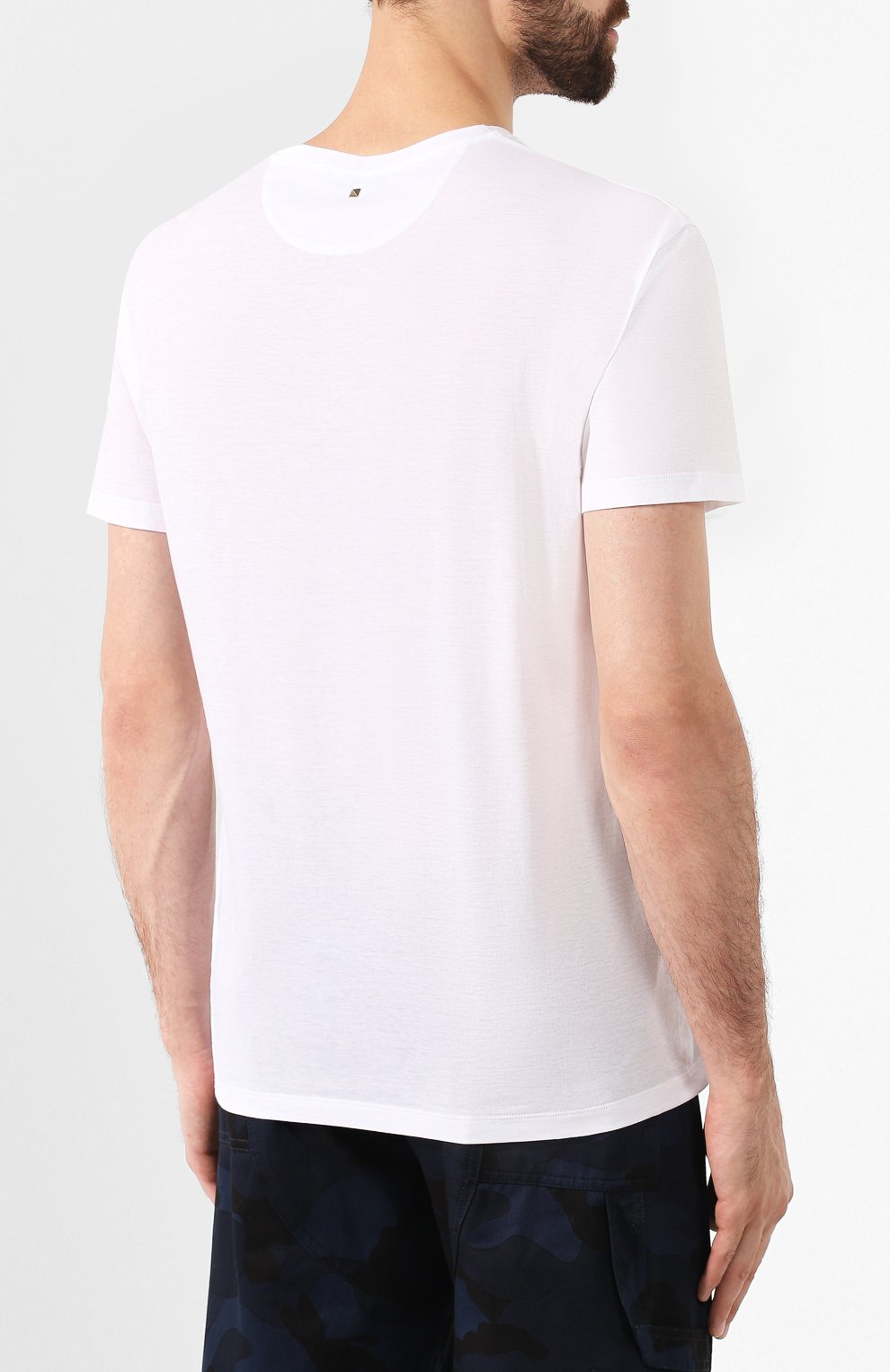 Хлопковая футболка VALENTINO, арт. SV3MG02D5GT, фото 4