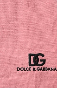 Детская юбка из хлопка и кашемира DOLCE & GABBANA розового цвета, арт. L5KI05/JFMLL/8-14 | Фото 3 (Материал сплава: Проставлено; Нос: Не проставлено; Случай: Повседневный; Материал внешний: Хлопок; Ростовка одежда: 16 лет | 164 см, 8 лет | 128 см, 12 лет | 152 см, 10 - 11 лет | 140 - 146см)