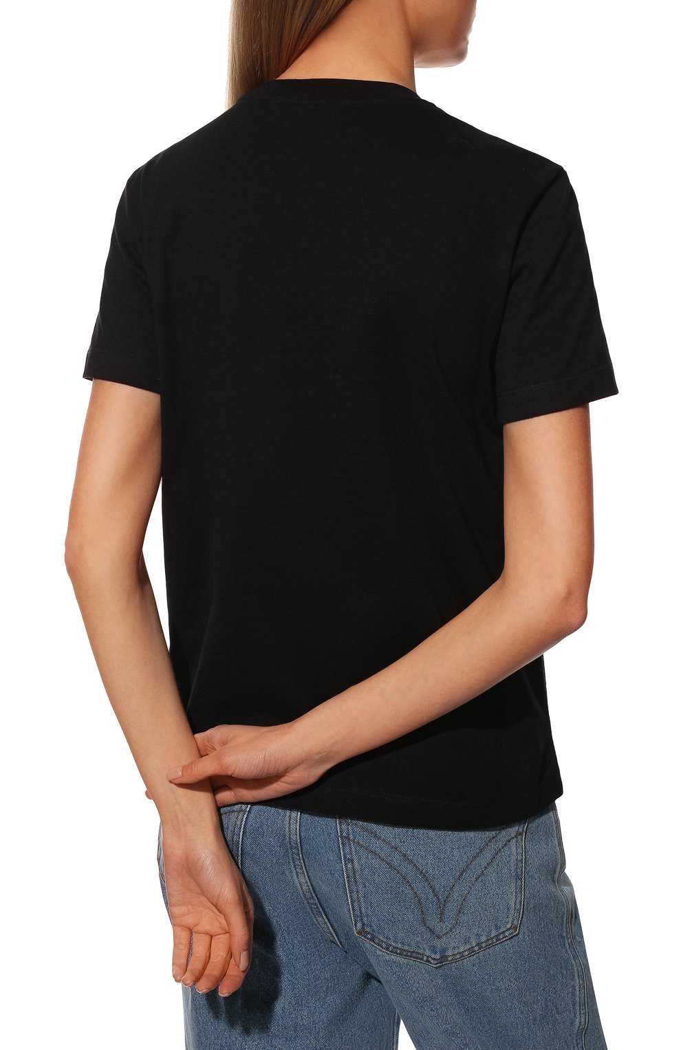 Хлопковая футболка MSGM, арт. 2000MDM500 200002, фото 4