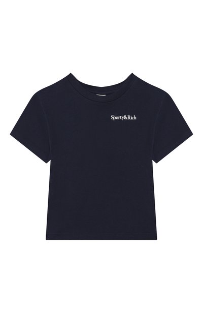 Хлопковая футболка SPORTY AND RICH, арт. T004875300BL106_001