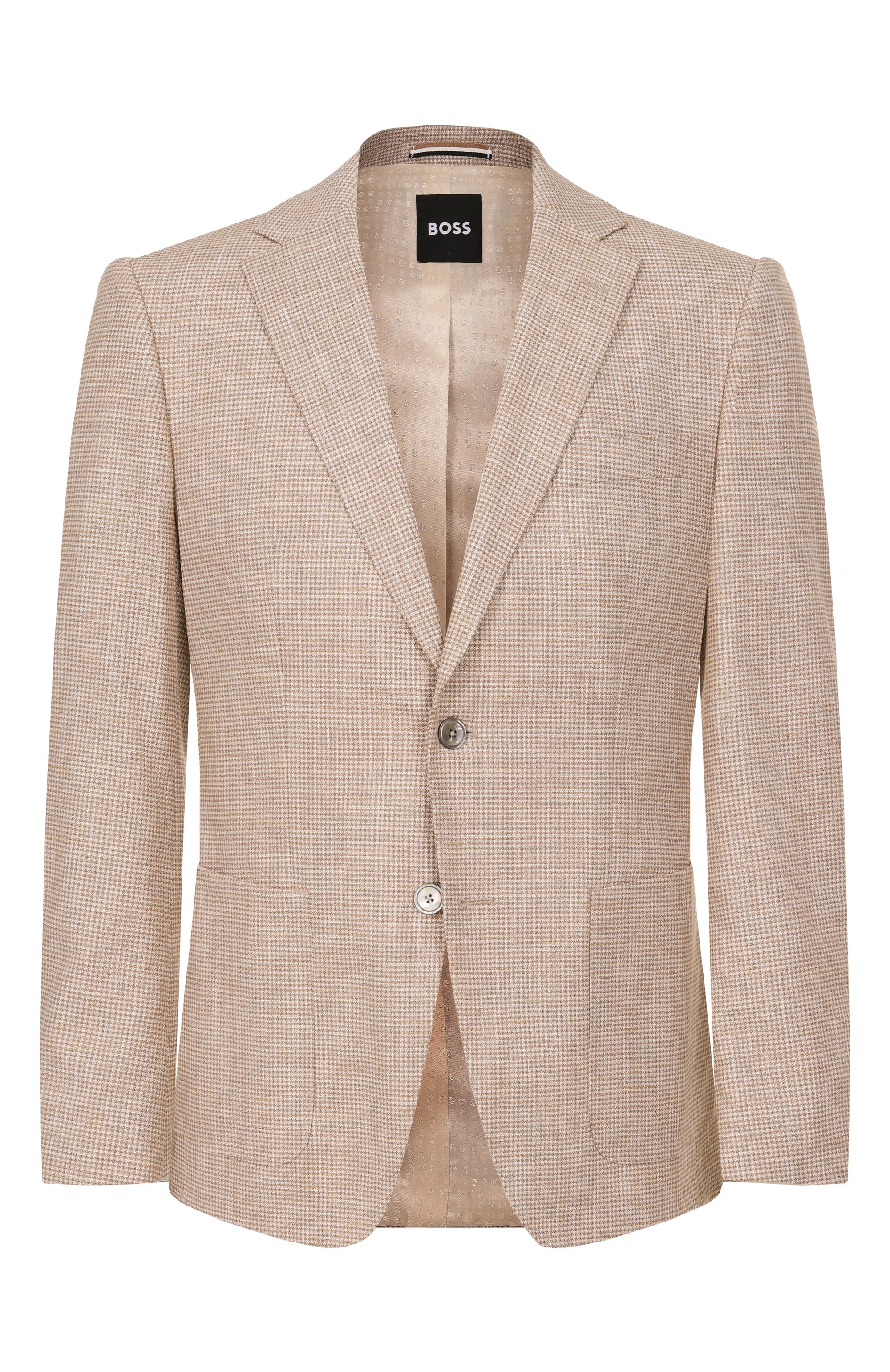 Пиджак из шерсти и шелка BOSS, арт. 50556956, фото 1