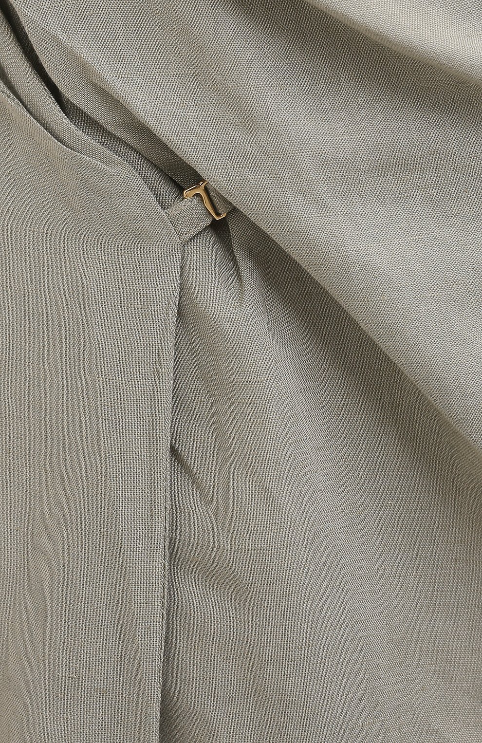 Платье из льна и вискозы JACQUEMUS, арт. 211DR14/111530, фото 5