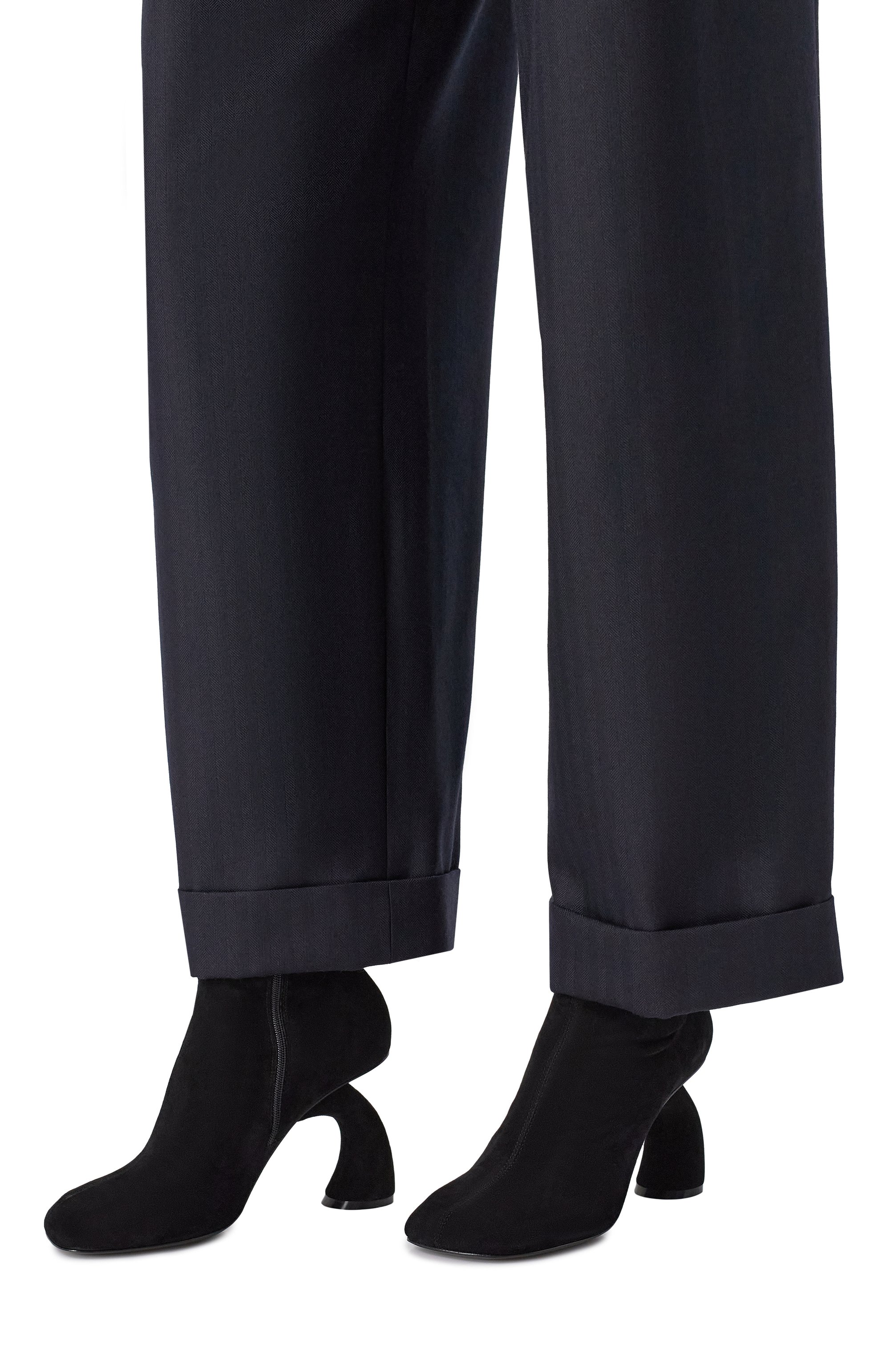 Замшевые ботильоны DRIES VAN NOTEN, арт. WS241/1146/135, фото 2