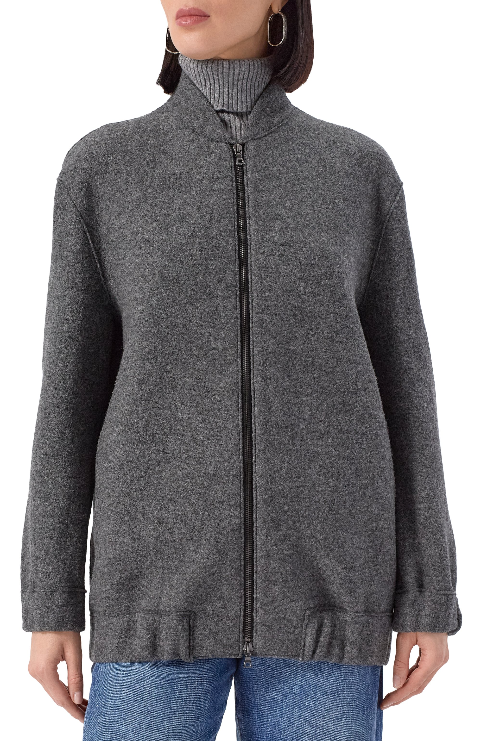 Шерстяной бомбер HARRIS WHARF LONDON, арт. AH2490MLC, фото 3