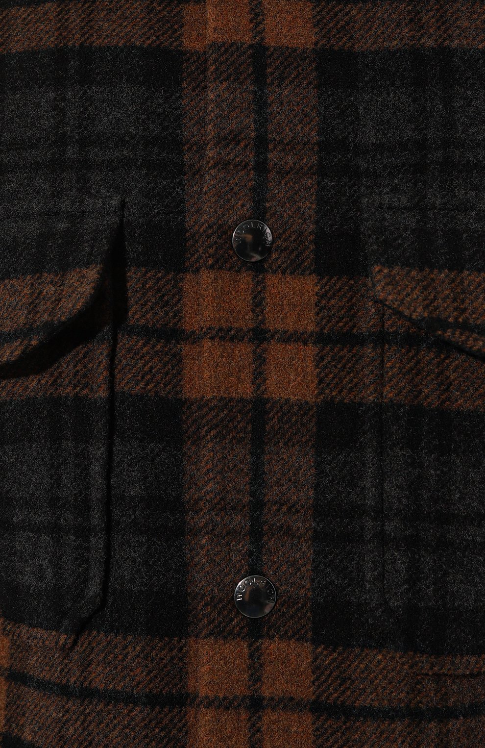 Куртка-рубашка из хлопка и шерсти WOOLRICH, арт. CFWOOS0104MRUT3121, фото 5