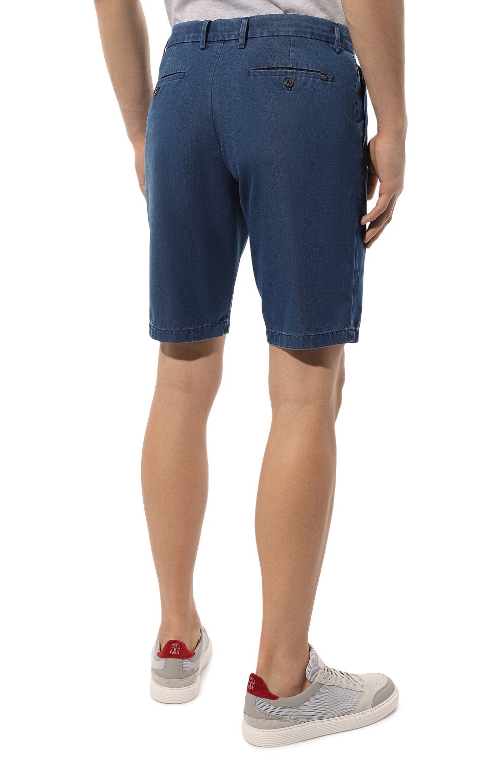 Джинсовые шорты PAUL&SHARK синего цвета по цене 21800 руб., арт. 23414136, фото 4 Джинсовые шорты PAUL&SHARK, арт. 23414136, фото 4