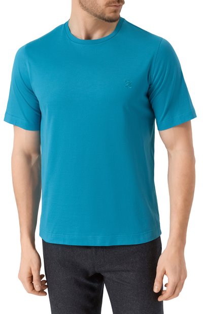 Хлопковая футболка ZILLI, арт. TSR02AM0100VLE000, фото 3