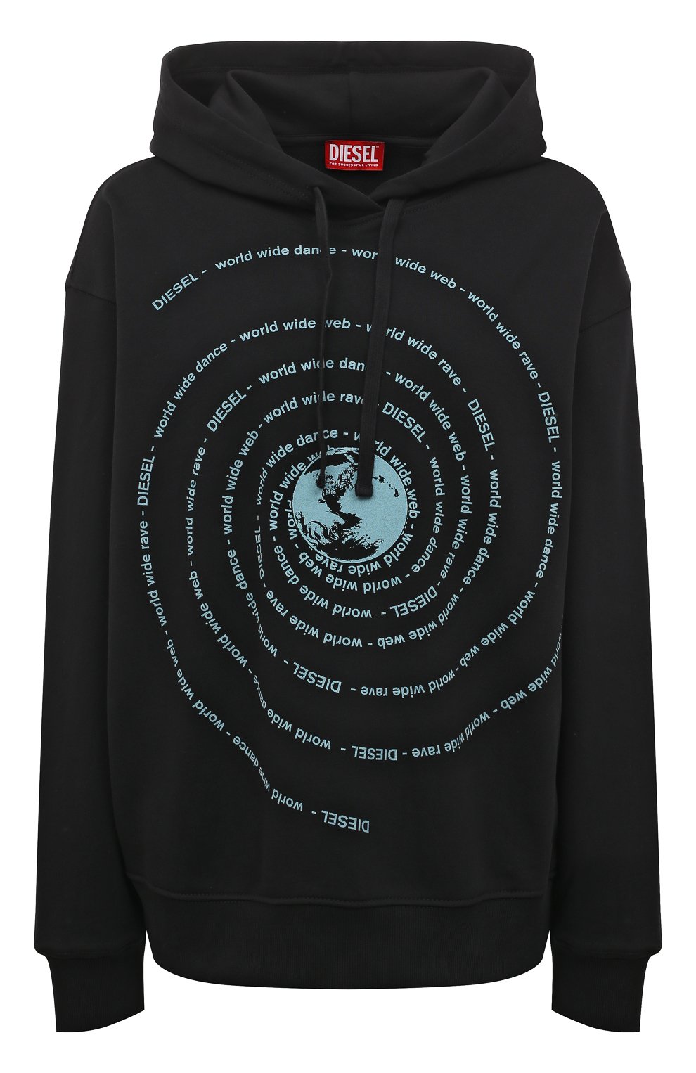 Хлопковое худи DIESEL, арт. A11112/0JFAV, фото 1