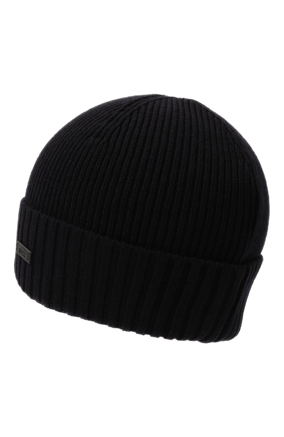 Шерстяная шапка BOSS темно-синего цвета по цене 8995 руб., арт. 50495306, фото 2 Шерстяная шапка BOSS, арт. 50495306, фото 2