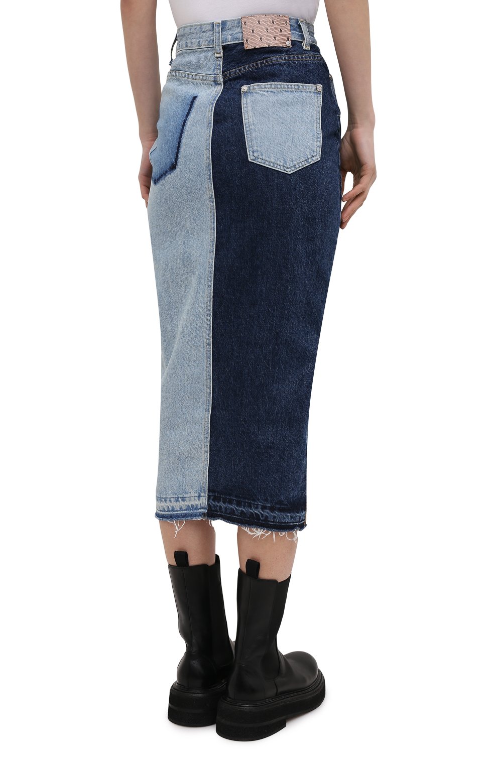 Джинсовая юбка REDVALENTINO, арт. VR0DD04G/5TT, фото 4