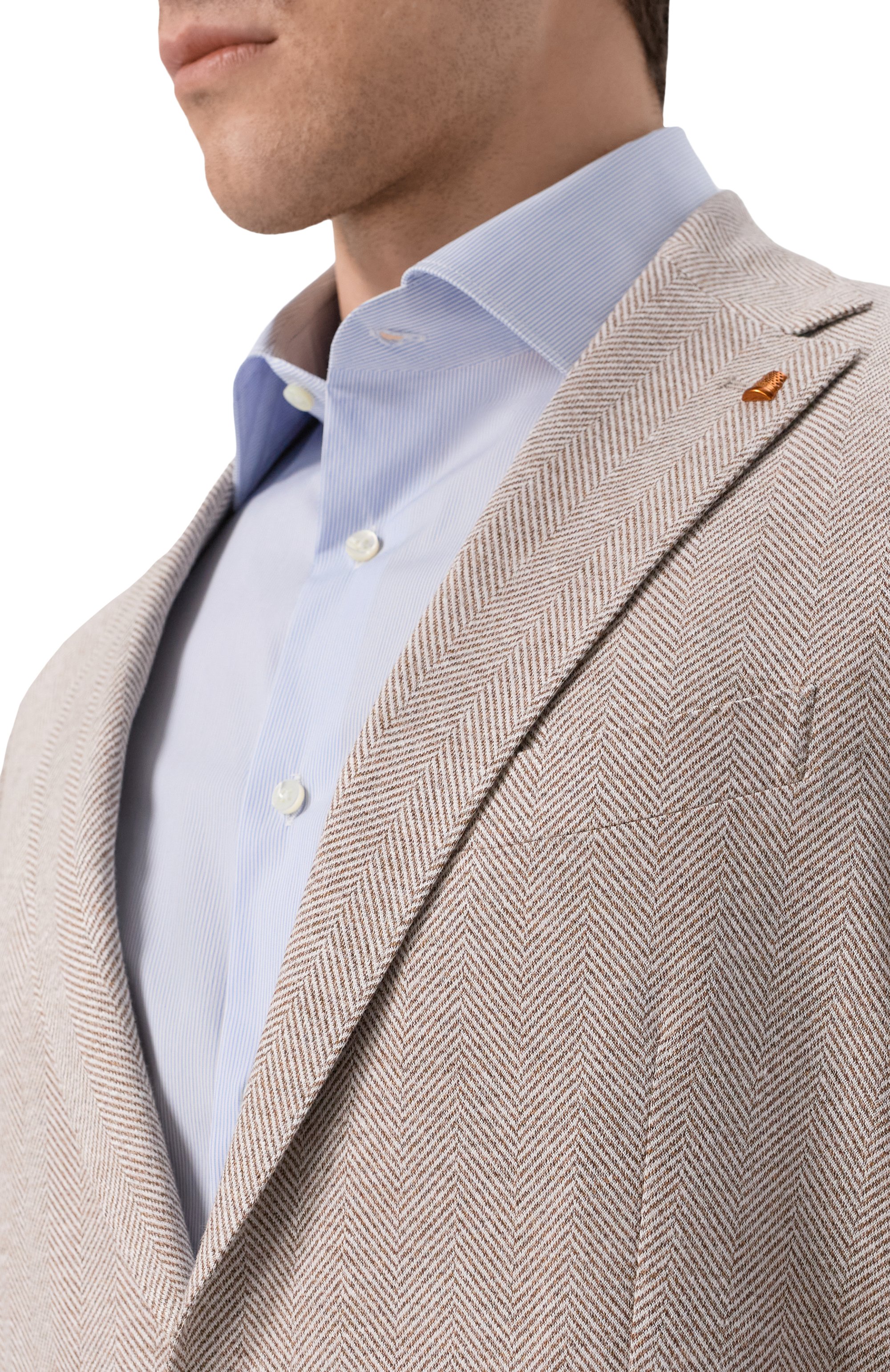 Пиджак изо льна и хлопка SARTORIA LATORRE, арт. JD74/JJ253, фото 5