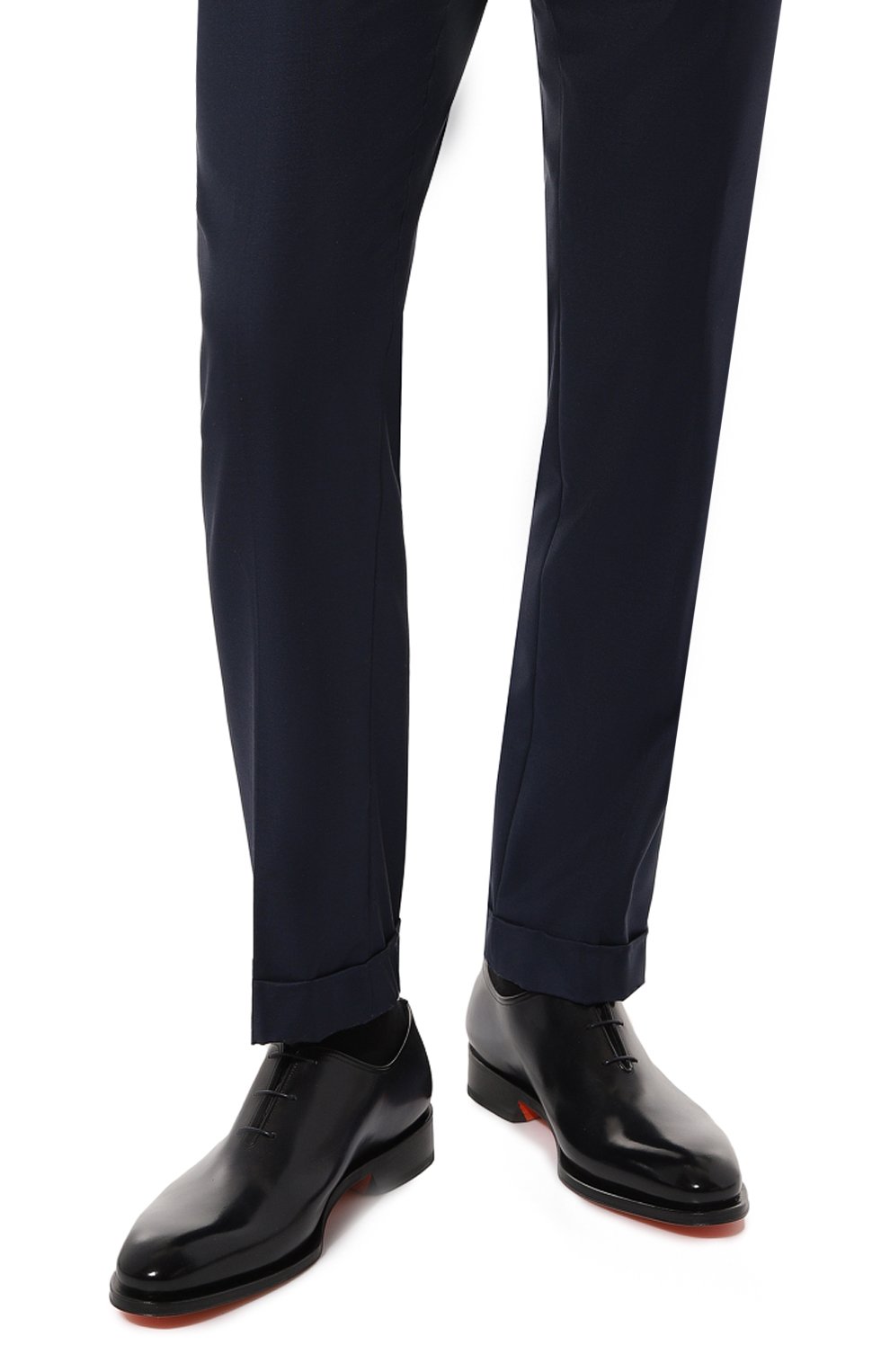 Кожаные оксфорды carter SANTONI, арт. MCCG16229MC8HSC2C36, фото 3