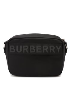 Мужская текстильная сумка BURBERRY черного цвета, арт. 8011596 | Фото 1 (Статус проверки: Проверено, Проверена категория; Ремень/цепочка: На ремешке; Материал: Текстиль; Размер: small; Материал сплава: Проставлено, Проверено; Драгоценные камни: Проставлено)