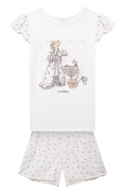 Хлопковая пижама LA PERLA, арт. 70261/2A-6A, фото 1