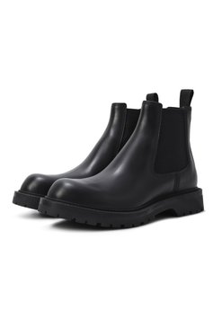 Мужские кожаные челси GUCCI черного цвета, арт. 794167/AADPE | Фото 1 (Материал внутренний: Натуральная кожа; Материал утеплителя: Без утеплителя; Материал внешний: Натуральная кожа; Подошва: Плоская; Мужское Кросс-КТ: Челси-обувь)