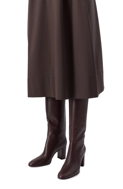 Кожаные сапоги dana 70 GIANVITO ROSSI, арт. G80003.70RIC.VGIB0UR, фото 2