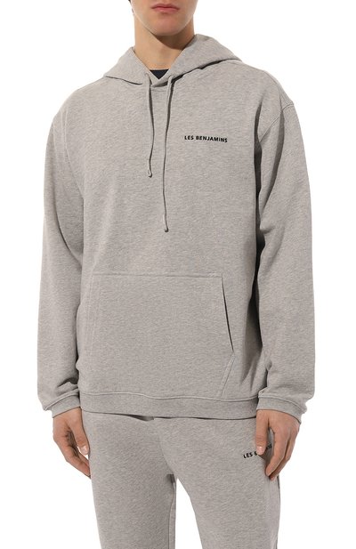 Хлопковое худи LES BENJAMINS, арт. LB21SSC0RMUHD-003, фото 3