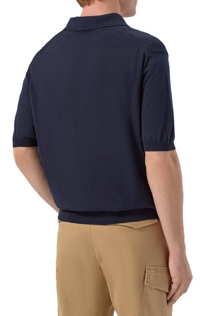 Поло из шелка и хлопка PAUL&SHARK, арт. 26411608_001, фото 4