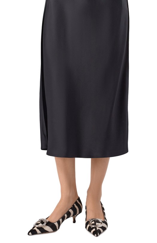 Кожаные туфли Lara 40 Ferragamo 01L261/790 Чёрно-белый  01L261/790 Фото 2