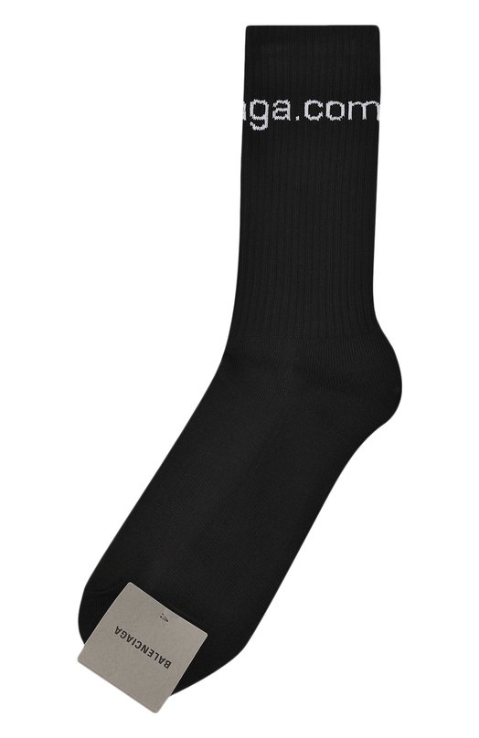 Хлопковые носки Balenciaga 744751/472B4 Чёрный 744751/472B4