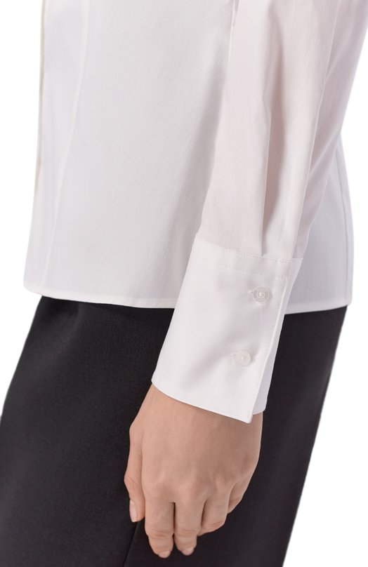 Хлопковая рубашка HUGO 50554568 Белый  50554568 Фото 5