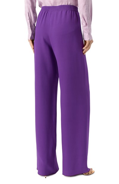 Шелковые брюки VALENTINO, арт. 6B3RB6861MM, фото 4