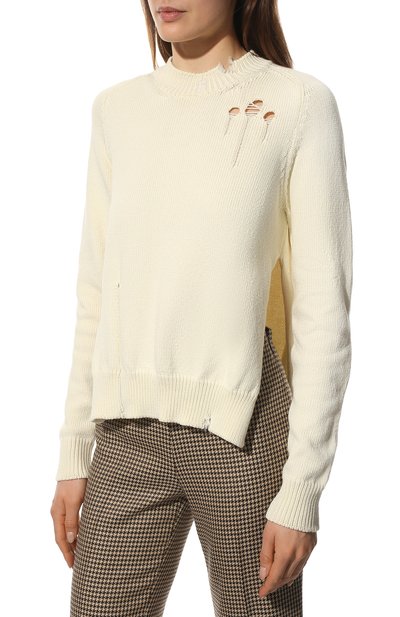 Хлопковый пуловер MAISON MARGIELA, арт. S51GP0256/S17982, фото 3